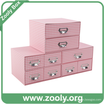 Multi-Purpose Organizer Paper Gift Box with Drawers